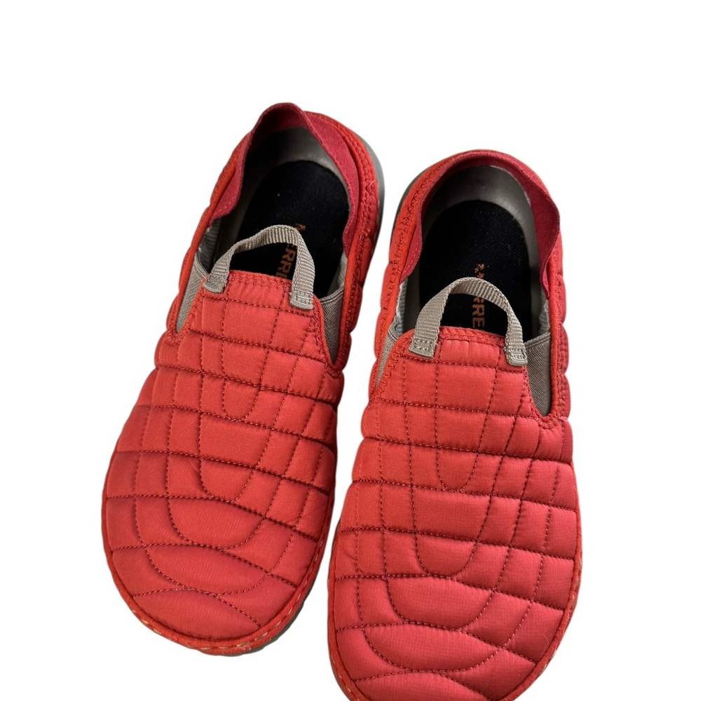 Merrell Hut Moc Quilted Lip On, EUC, Size 9, Bossanova Rouse,